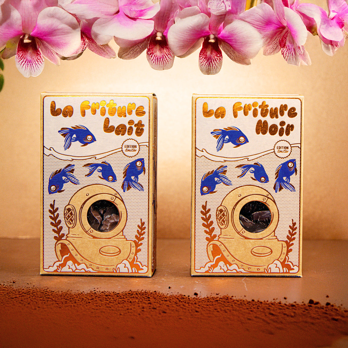 coffret friture chocolat noir & lait