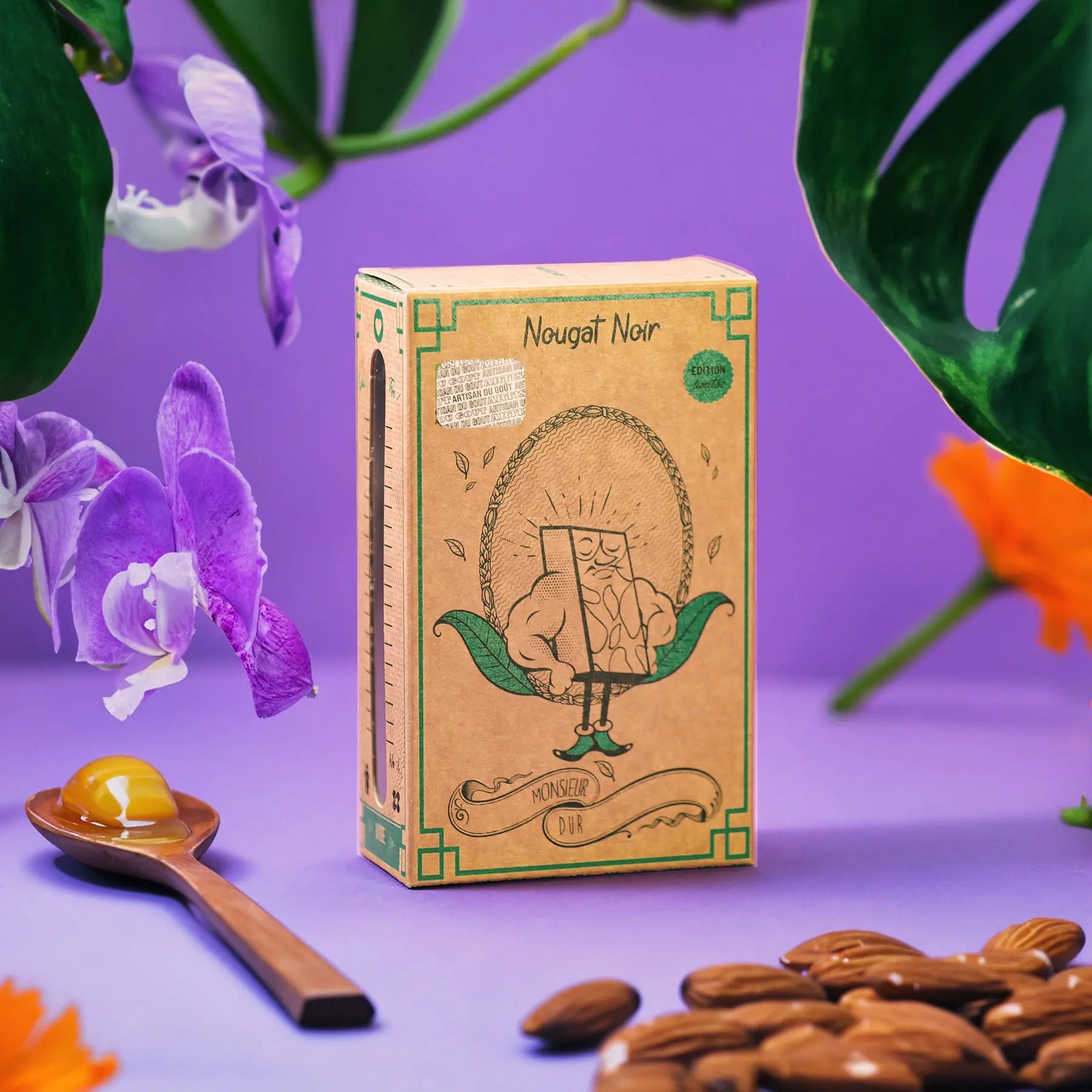 Boîte nougat dur  monsieur Dur 100g Ma boutique