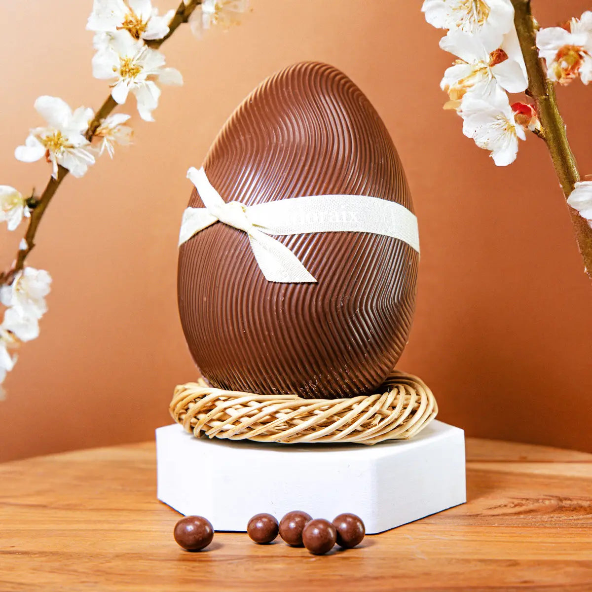 Oeuf au chocolat au lait de Pâques 200 g La confiserie Fruidoraix