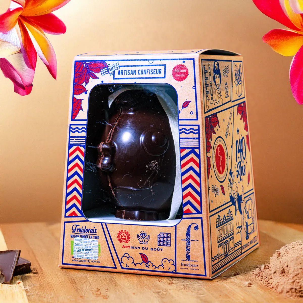 Poisson chocolat noir de Pâques 200 g La confiserie Fruidoraix