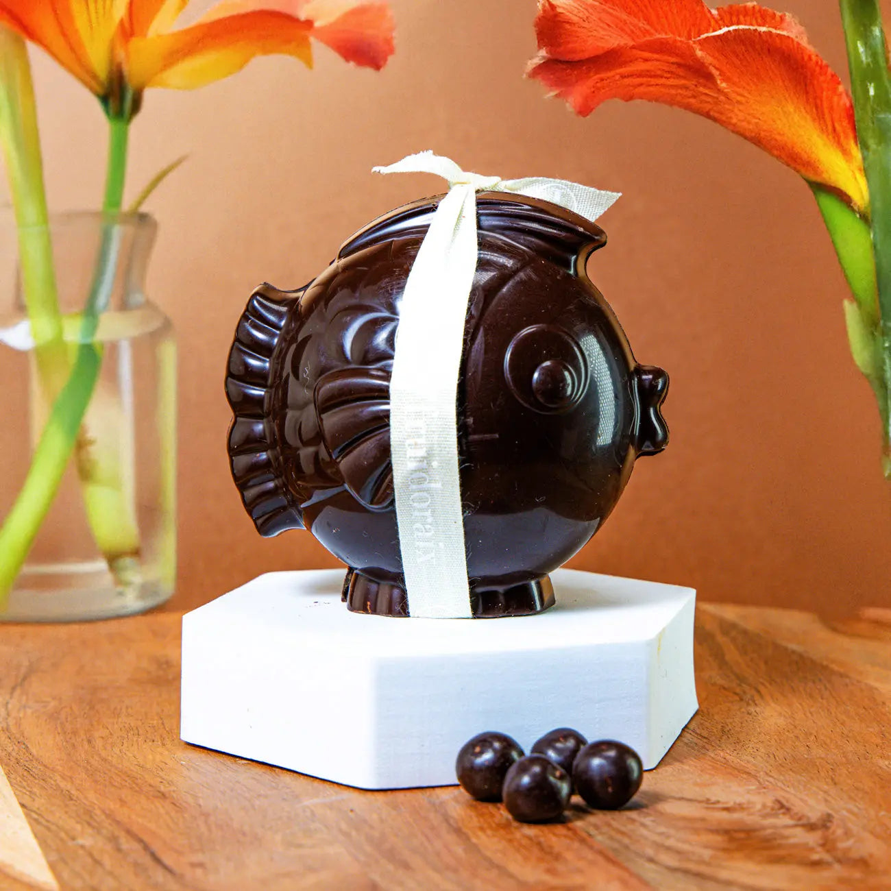 Poisson chocolat noir de Pâques 200 g La confiserie Fruidoraix