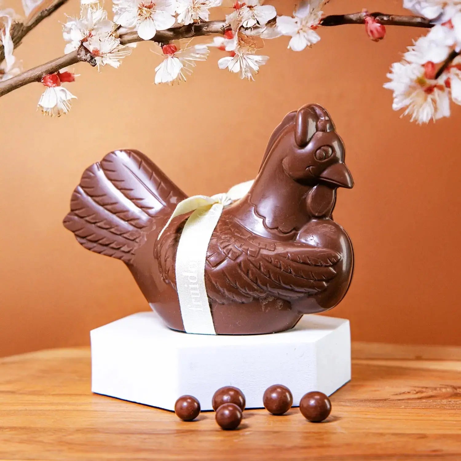 Poule au chocolat au lait de Pâques 200 g La confiserie Fruidoraix