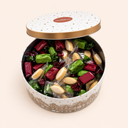 Les Trésors de Provence : mini-calissons et papillotes de nougat - Boite métal 360g