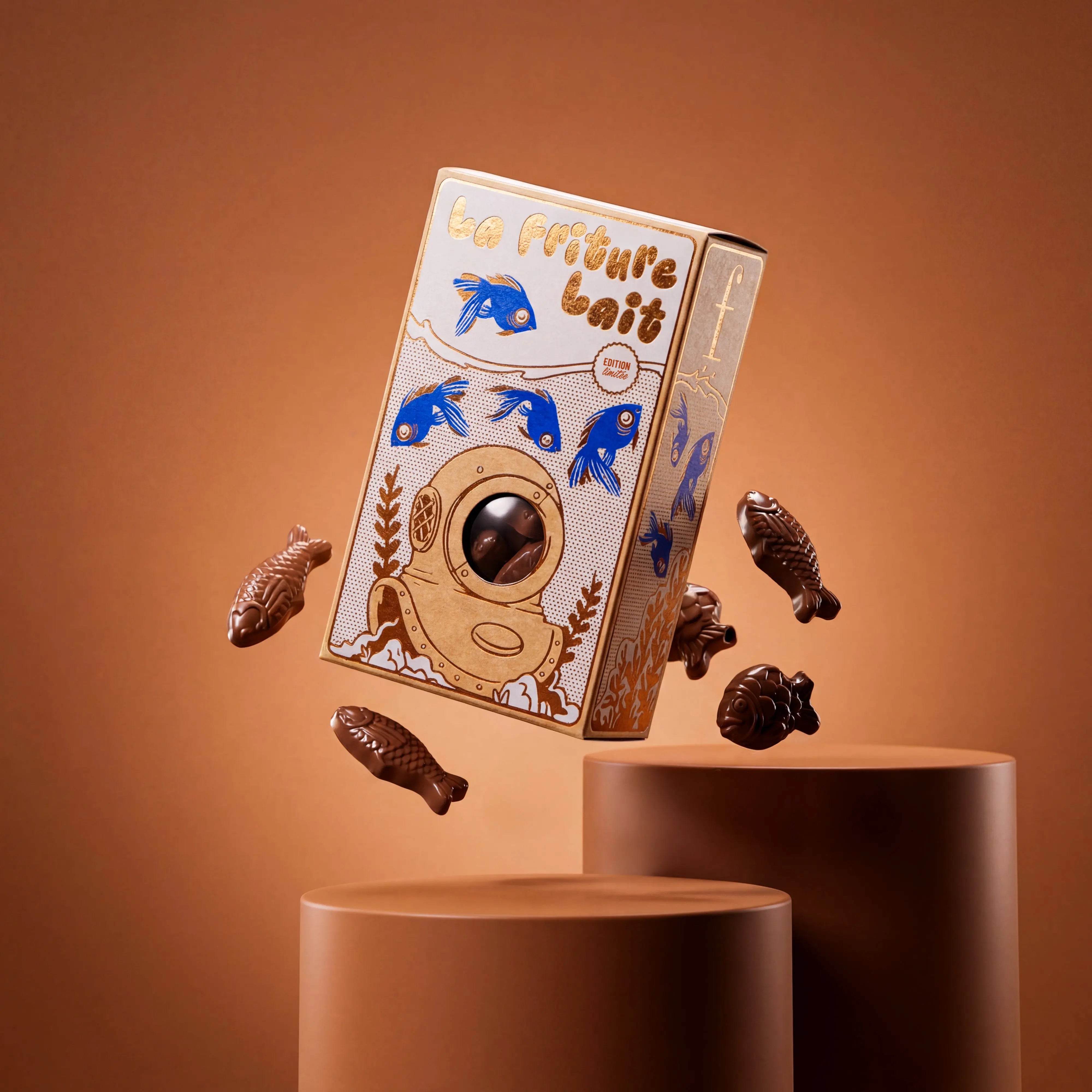 Friture chocolat au lait 150 g La confiserie Fruidoraix