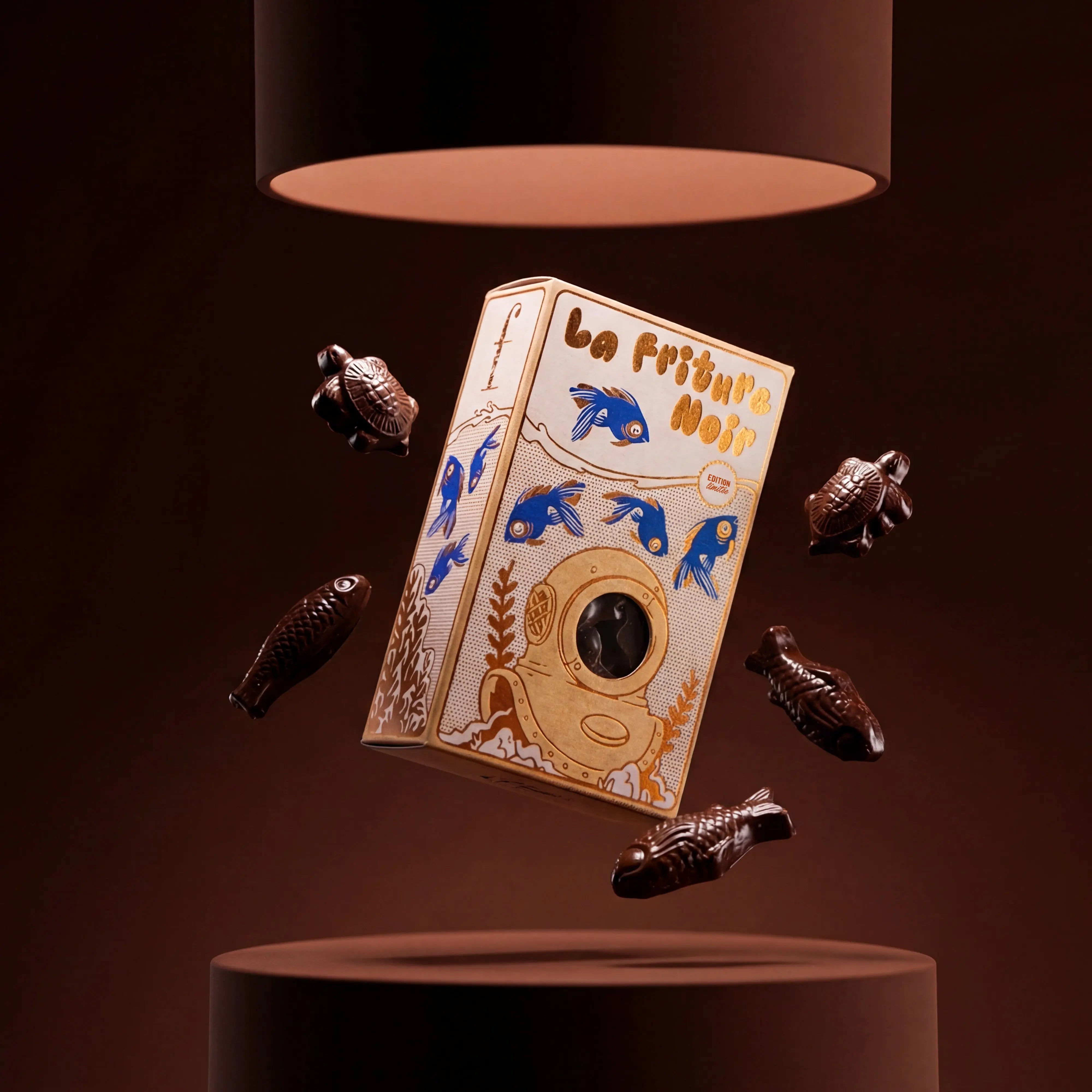 Friture chocolat noir 150 g La confiserie Fruidoraix