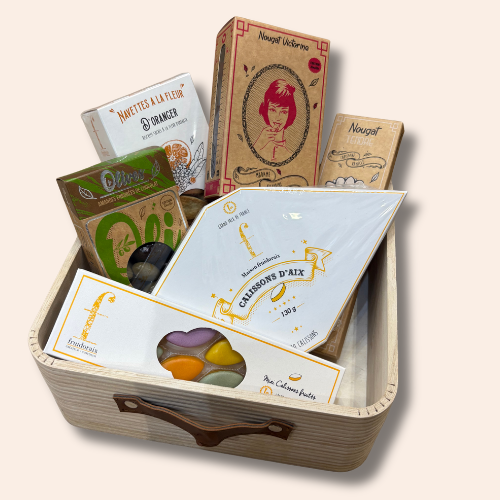 Coffret Saveurs de Provence – Calissons d’Aix, nougat & chocolats Maison Fruidoraix
