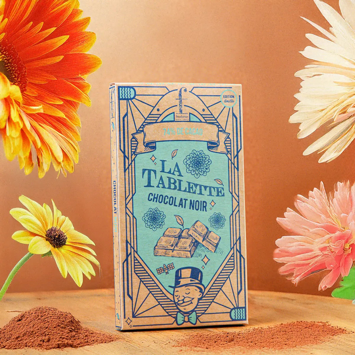 Tablette chocolat noir 100 g La confiserie Fruidoraix