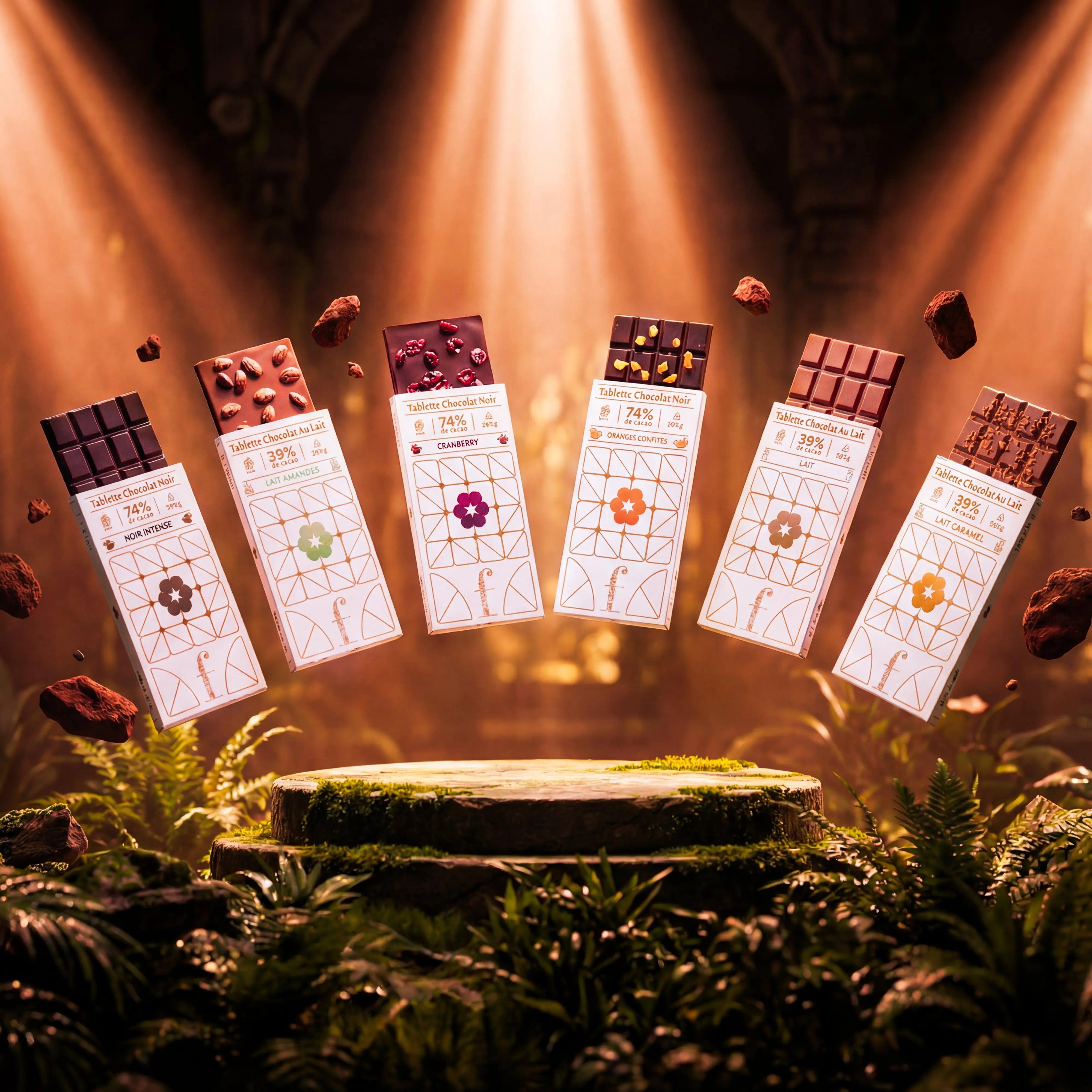 Tablettes chocolats La confiserie Fruidoraix