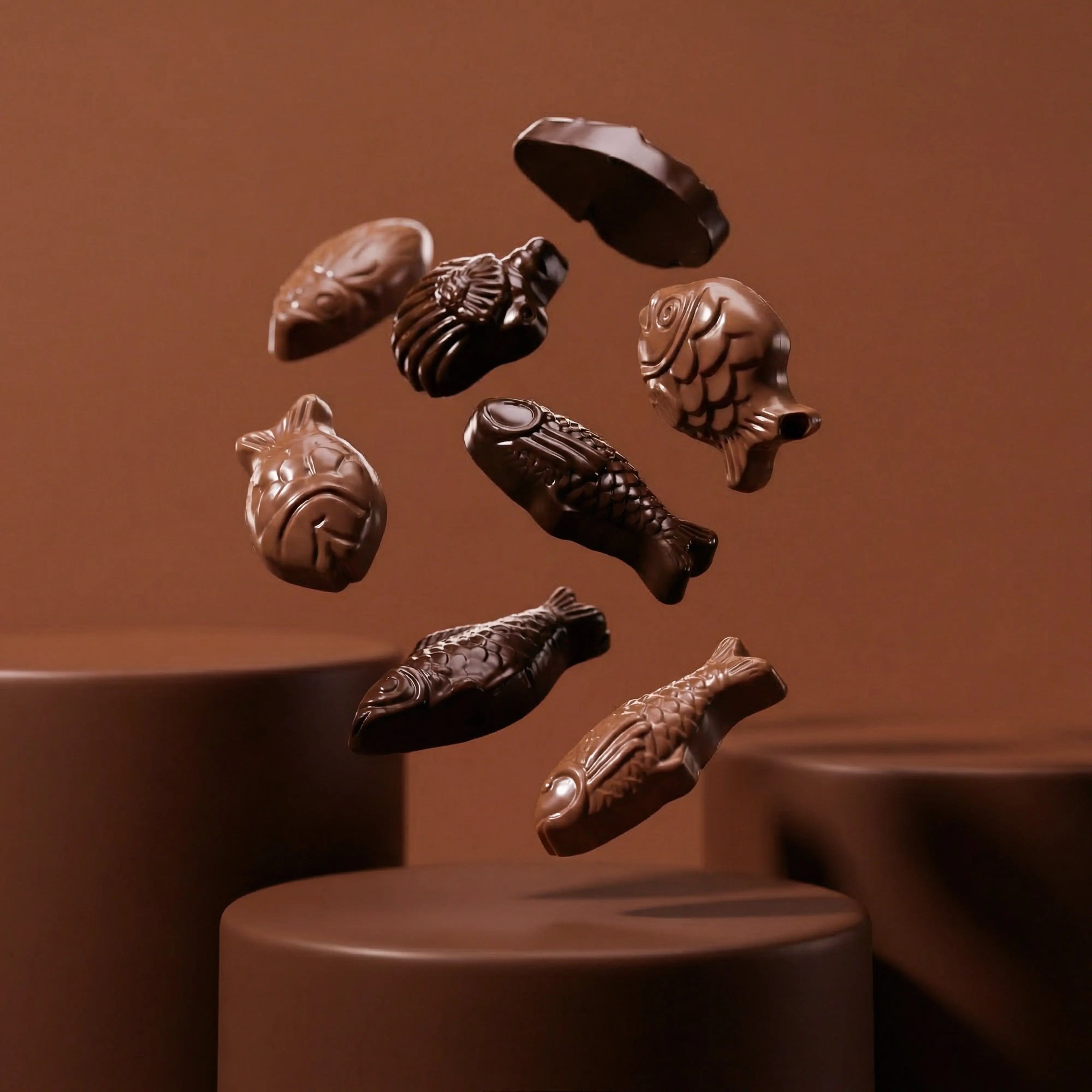 coffret friture chocolat noir & lait La confiserie Fruidoraix