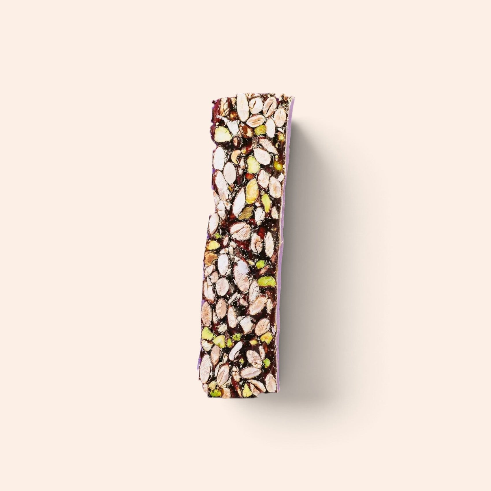 Barre de nougat noir Maison Fruidoraix aux amandes entières et miel caramélisé, spécialité croquante de Provence