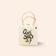 Sac cadeau Maison Fruidoraix contenant des mini calissons d'Aix traditionnels aux amandes et melon confit