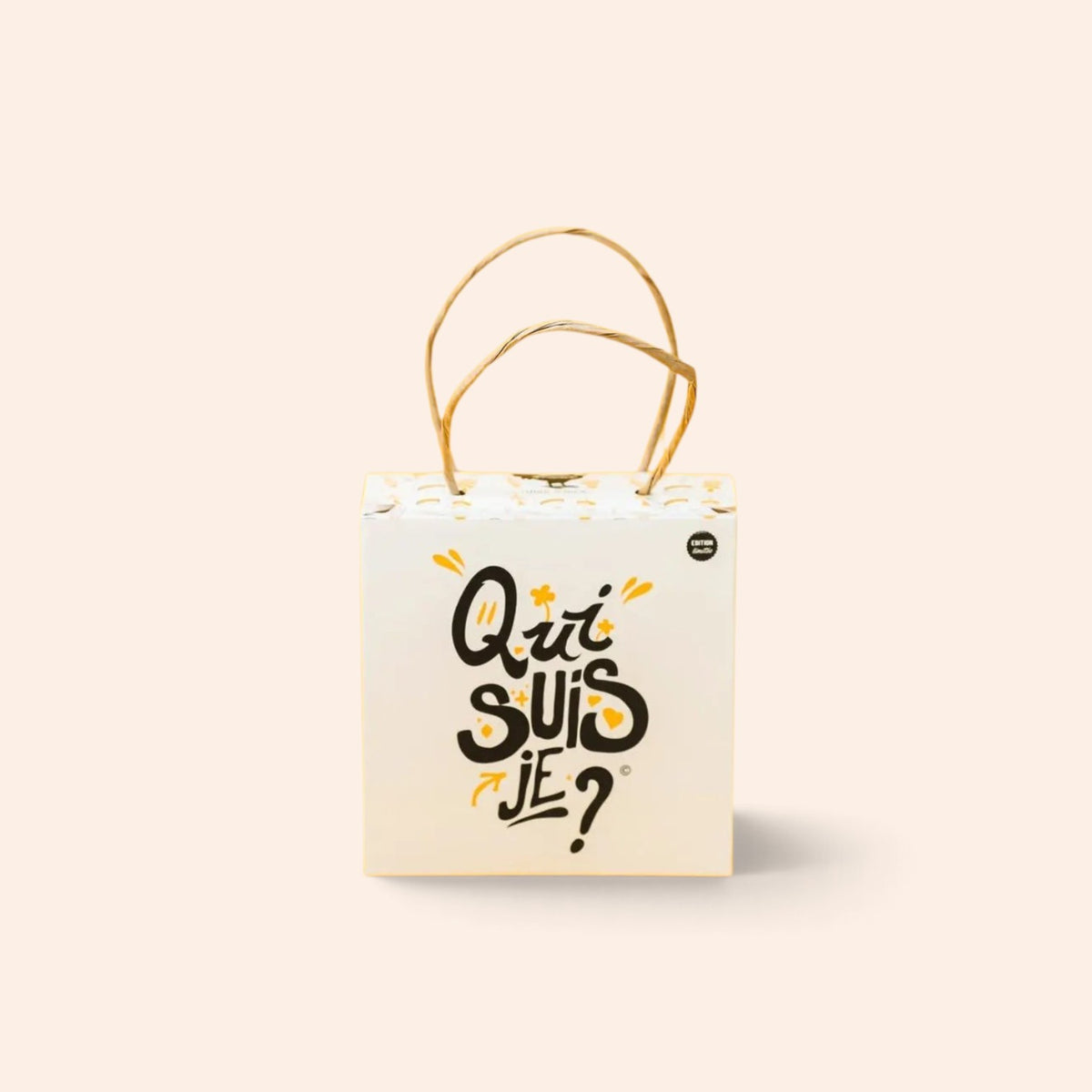 Sac cadeau Maison Fruidoraix contenant des mini calissons d'Aix traditionnels aux amandes et melon confit