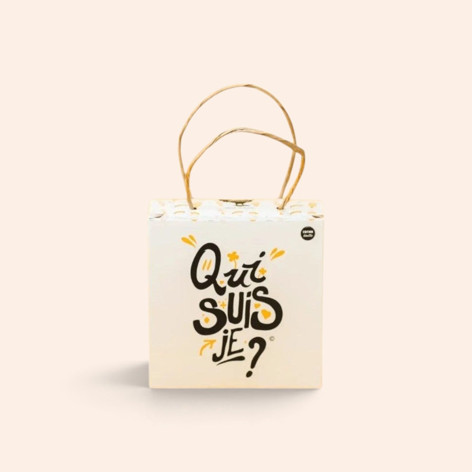 Sac cadeau Maison Fruidoraix contenant des mini calissons d'Aix traditionnels aux amandes et melon confit