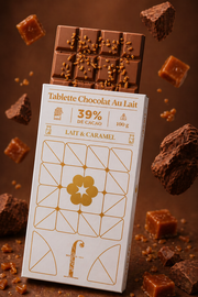 Tablette chocolat caramel 100 g Ma boutique
