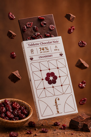 Tablette chocolat noir & cranberries 100g Ma boutique