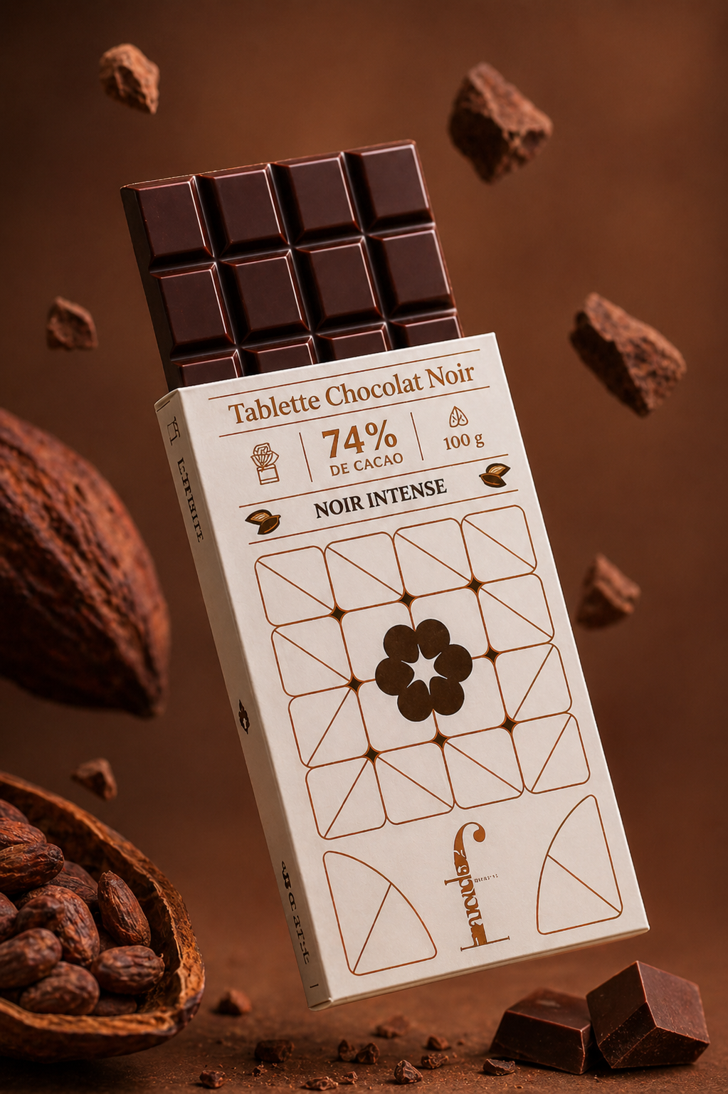 Tablette chocolat noir 100 g Ma boutique